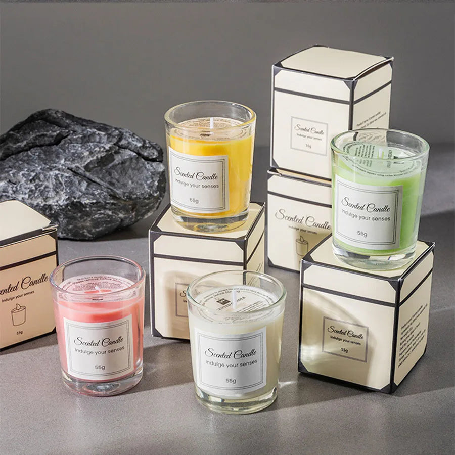 Bougie parfumée colorée (1 pcs)