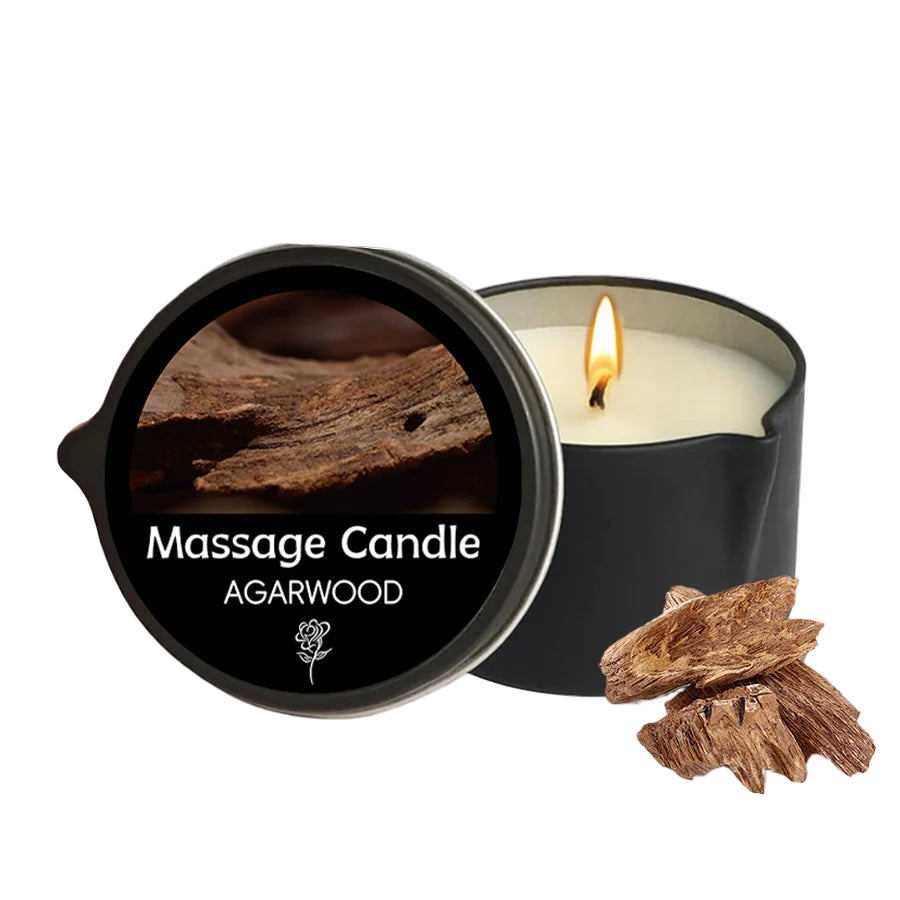 Bougie de Massage Bois d’Agar (Oud)