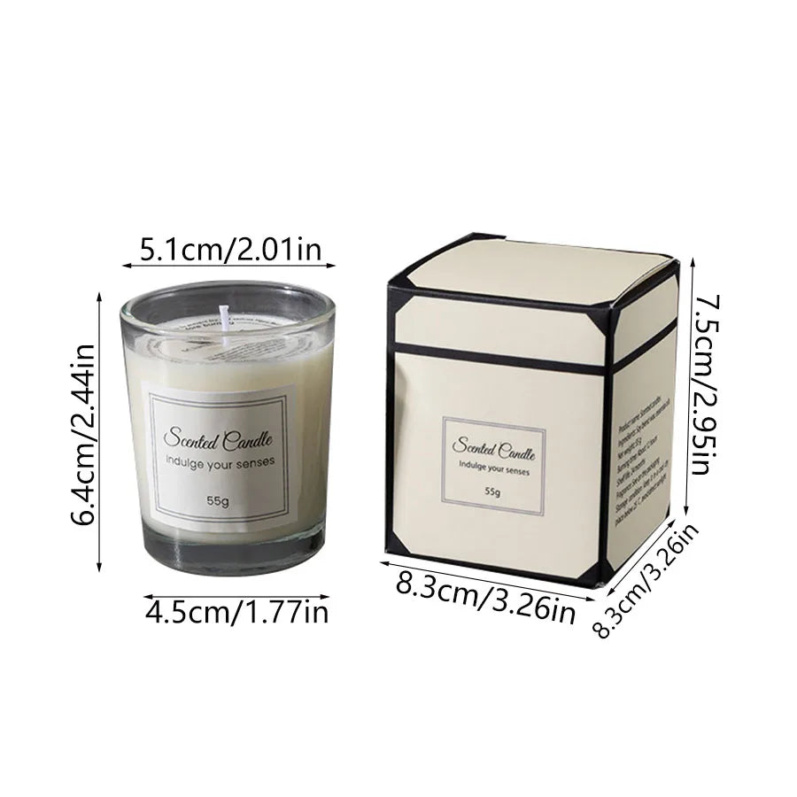 Bougie parfumée colorée (1 pcs)
