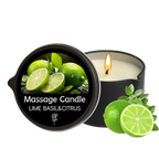Bougie de Massage Citron, Basilic & Lime